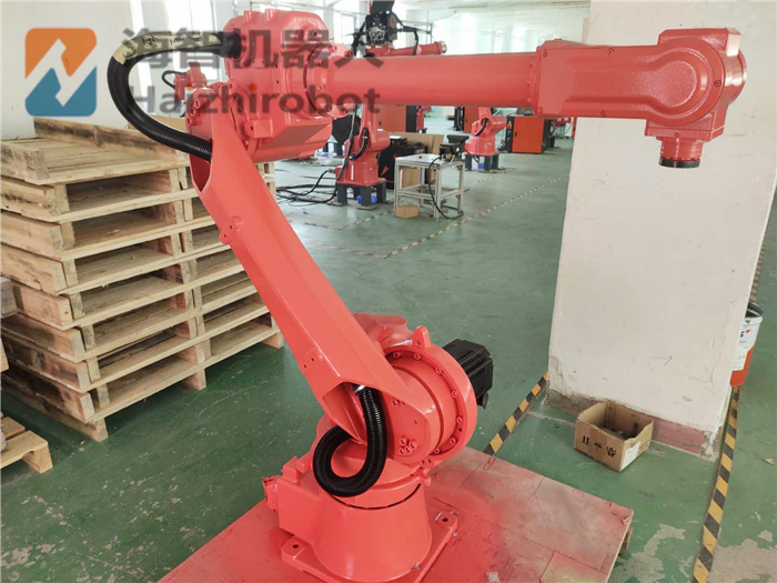 噴涂機(jī)器人生產(chǎn)廠家新項(xiàng)目-五金門把手噴漆(圖1)